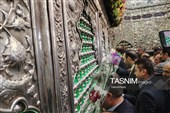 میلاد سیدالکریم(ع)؛ ادای احترام اعضای شورای اداری ری به حضرت عبدالعظیم(ع)