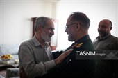 دیدار سردار رجبی با رزمنده پیشکسوت و جانباز سرافراز سنندجی+تصویر