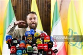  نشست خبری ساسان زارع، سخنگوی پویش جان‌فدای ایران