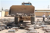 معدوم‌سازی اگزوزهای جمع‌آوری‌ شده از خودروهای مزاحم آلودگی صوتی در کرمان