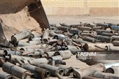 معدوم‌سازی اگزوزهای جمع‌آوری‌ شده از خودروهای مزاحم آلودگی صوتی در کرمان