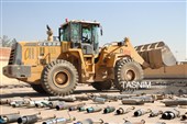 معدوم‌سازی اگزوزهای جمع‌آوری‌ شده از خودروهای مزاحم آلودگی صوتی در کرمان