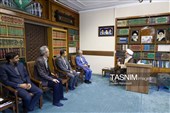دیدار رئیس فرهنگستان زبان و ادب فارسی با نماینده ولی‌فقیه در آذربایجان شرقی
