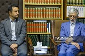 دیدار رئیس فرهنگستان زبان و ادب فارسی با نماینده ولی‌فقیه در آذربایجان شرقی