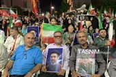 1. طنین شعارهای ضداستکباری در دویست‌اُمین شب حماسه میدان‌داری بوشهری‌ها