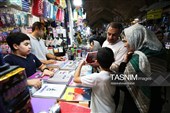 بازار فروش لوازم التحریر در آستانه آغاز سال تحصیلی در همدان