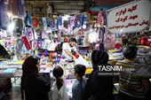 بازار فروش لوازم التحریر در آستانه آغاز سال تحصیلی در همدان