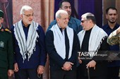 حضور رئیس‌جمهور در رزمایش جان‌فدایان ایران