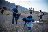 پاکسازی  دامنه کوه دراک شیراز