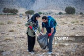 پاکسازی  دامنه کوه دراک شیراز