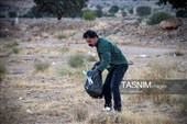 پاکسازی  دامنه کوه دراک شیراز