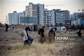 پاکسازی  دامنه کوه دراک شیراز