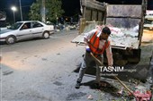 تلاش پاکبانان پس از بازار هفتگی کلاچای گیلان