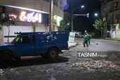تلاش پاکبانان پس از بازار هفتگی کلاچای گیلان
