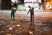 تلاش پاکبانان پس از بازار هفتگی کلاچای گیلان