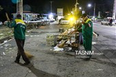 تلاش پاکبانان پس از بازار هفتگی کلاچای گیلان