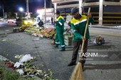 تلاش پاکبانان پس از بازار هفتگی کلاچای گیلان