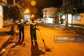 تلاش پاکبانان پس از بازار هفتگی کلاچای گیلان