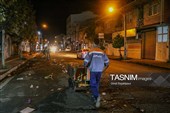 تلاش پاکبانان پس از بازار هفتگی کلاچای گیلان