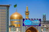 نصب کتیبه‌های ولادت‌ امام حسن عسکری علیه‌السلام در حرم مطهر رضوی