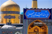 نصب کتیبه‌های ولادت‌ امام حسن عسکری علیه‌السلام در حرم مطهر رضوی