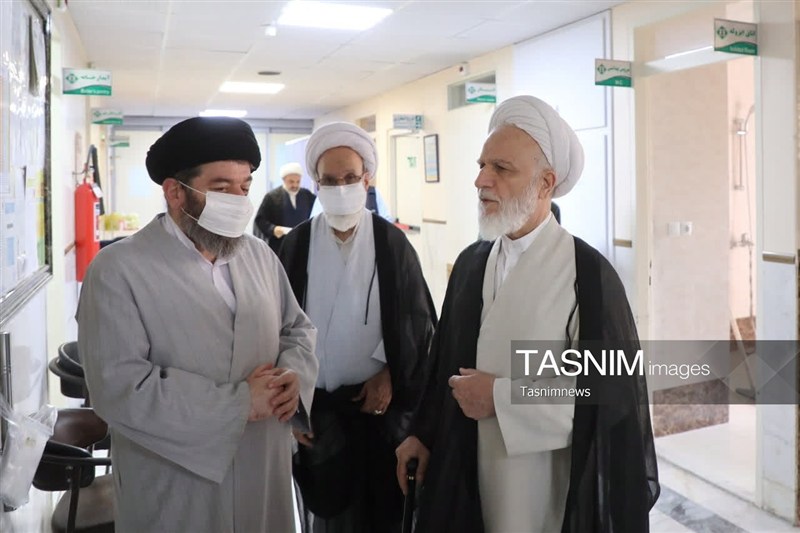عیادت نماینده رهبر معظم انقلاب از آیتالله شبیریزنجانی