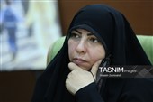 همسر شهید دریابان تنگسیری در نشست خبری اعلام برنامه‌های هفته دفاع مقدس  بنیاد شهید