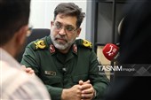 بازدید سردار حسین زارع کمالی فرمانده سپاه همدان از دفتر خبرگزاری تسنیم