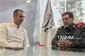 بازدید سردار حسین زارع کمالی فرمانده سپاه همدان از دفتر خبرگزاری تسنیم