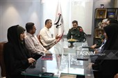 بازدید سردار حسین زارع کمالی فرمانده سپاه همدان از دفتر خبرگزاری تسنیم