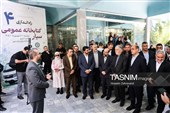 آیین بهره‌برداری از 4 دستگاه خودروی کتابخانه عمومی سیار