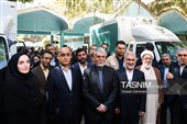 آیین بهره‌برداری از 4 دستگاه خودروی کتابخانه عمومی سیار