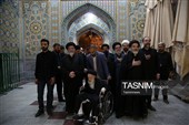 آخرین زیارت‌های آیت‌الله‌ شبیری زنجانی در حرم حضرت معصومه(س)