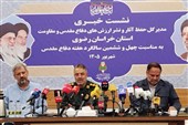 افتتاح 8 یادمان شهید گمنام در خراسان رضوی