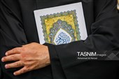 مراسم وداع با پیکر آیت‌الله شبیری زنجانی