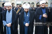 مراسم تعویض پرچم حرم مطهر حضرت فاطمه معصومه(س)