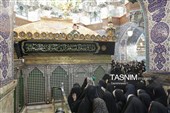 سیاه‌پوشی ضریح حضرت معصومه(س)