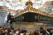 سیاه‌پوشی ضریح حضرت معصومه(س)