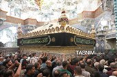 سیاه‌پوشی ضریح حضرت معصومه(س)