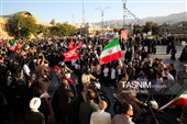 رژه خودرویی بمناسبت  هفته دفاع مقدس در همدان