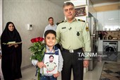 بدرقه فرزند شهید تا مدرسه