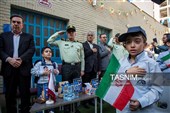 بدرقه فرزند شهید تا مدرسه