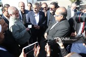 حضور علی نیکزاد در جلسه بررسی مسائل بازسازی حسینیه‌اعظم زنجان