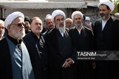 تشییع پیکر آیت‌الله العظمی شبیری زنجانی در قم - 2