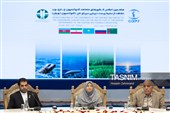 شینا انصاری، رئیس سازمان حفاظت محیط زیست، در حاشیه هفتمین نشست کنفرانس اعضای کنوانسیون تهران