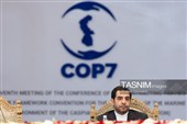 آرمان خورسند، رئیس مرکز امور بین‌الملل و کنوانسیون‌های سازمان حفاظت محیط زیست در حاشیه هفتمین نشست کنفرانس اعضای کنوانسیون تهران
