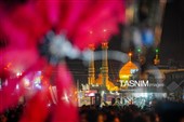 خدمت رسانی به زائران در خیابان‌های اطراف حرم