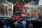 خدمت رسانی به زائران در خیابان‌های اطراف حرم