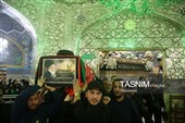 تشییع و تدفین پیکر آیت‌الله شبیری زنجانی در حرم
