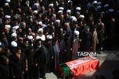 تشییع و تدفین پیکر آیت‌الله شبیری زنجانی در حرم